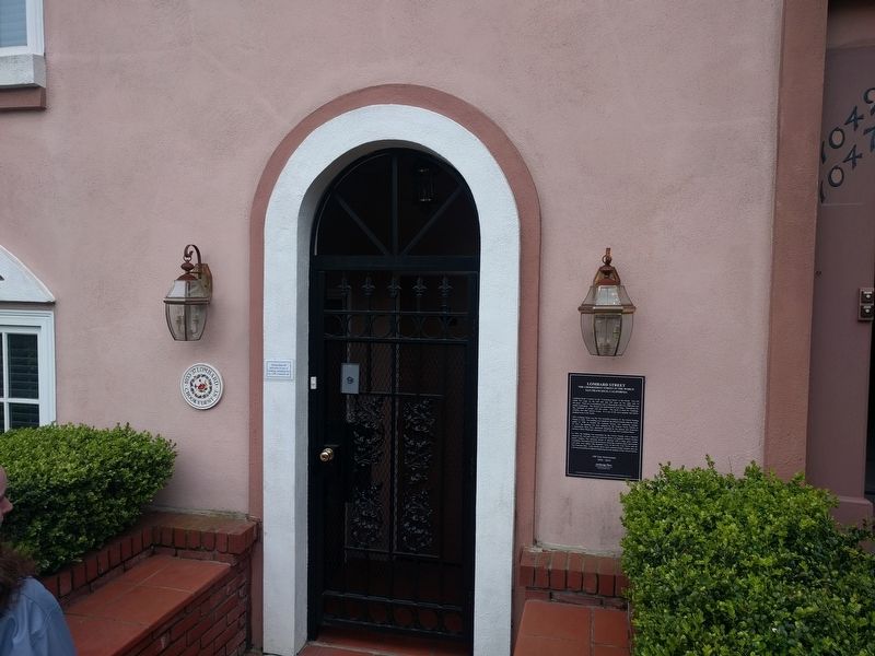 Lombard Street Marker. Click for full size. Lombard Street Marker image. Click for full size.