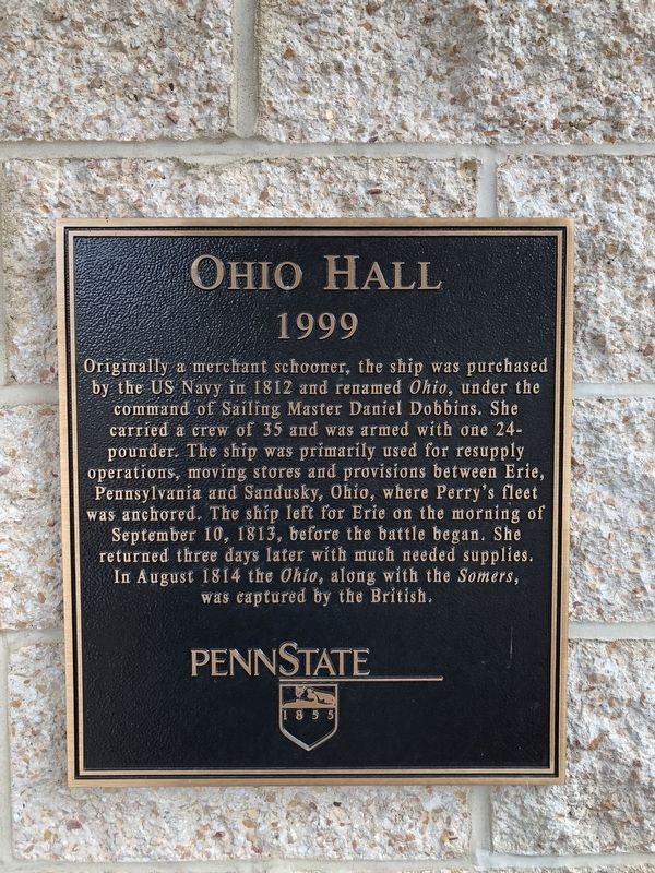Ohio Hall Marker. Click for full size. Ohio Hall Marker image. Click for full size.