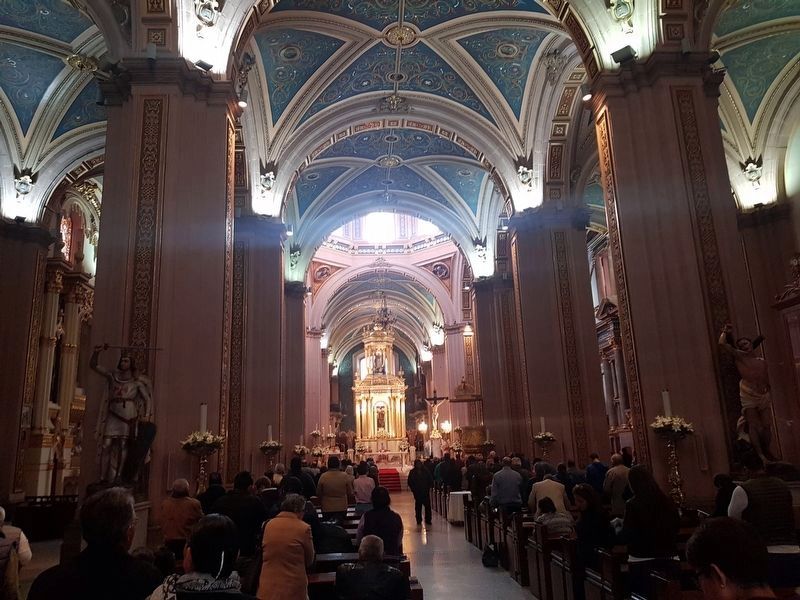 An interior view of the San Luis Potos Cathedral image. Click for full size.