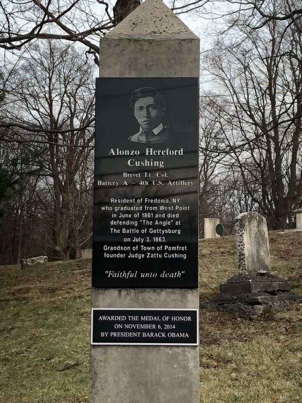 Alonzo Hereford Cushing Marker image. Click for full size.