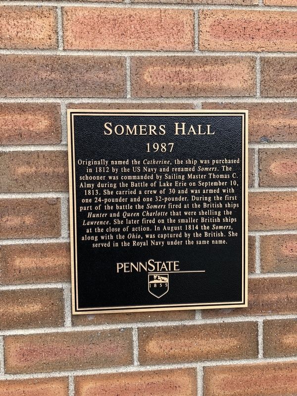 Somers Hall Marker image. Click for full size.