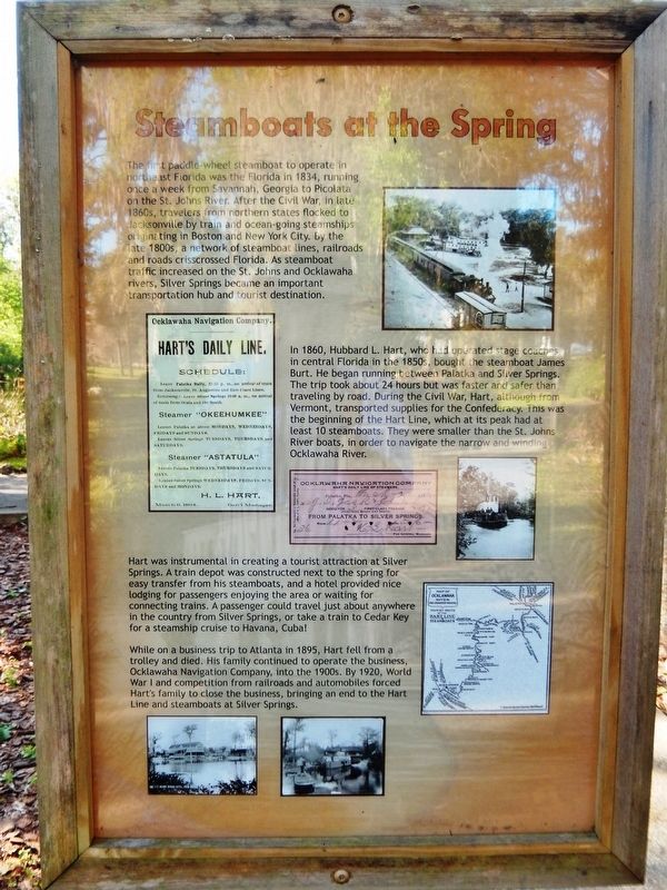Steamboats at the Spring Marker image. Click for full size.