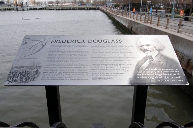Frederick Douglass Marker image. Click for full size.