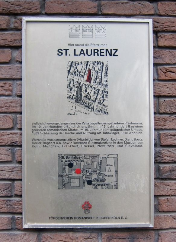 Pfarrkirche St. Laurenz / Parish Church of St. Laurenz Marker image. Click for full size.