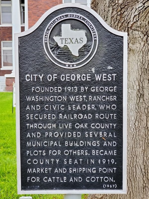 City of George West Marker image. Click for full size.