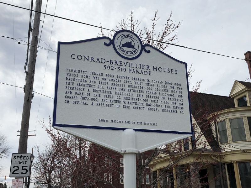 Conrad-Brevellier Houses Marker image. Click for full size.
