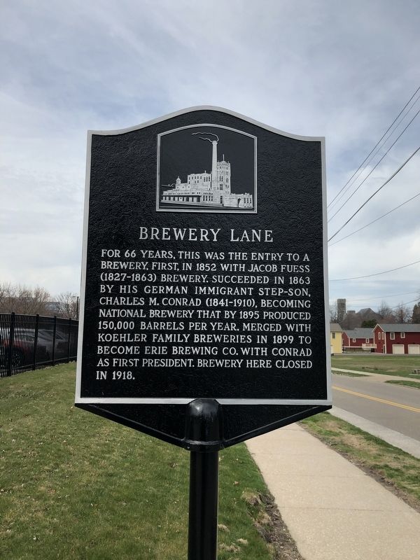 Brewery Lane Marker image. Click for full size.