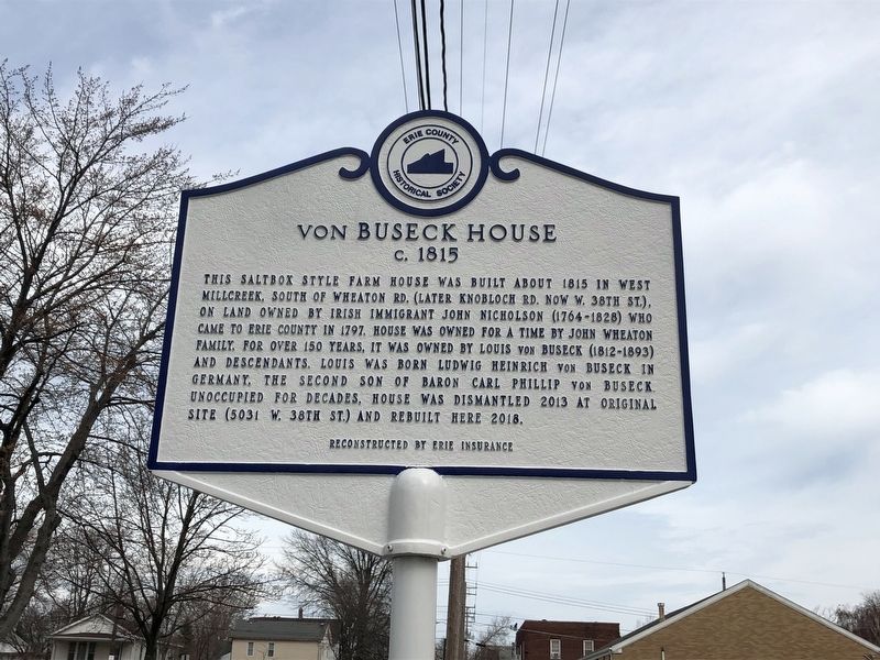 von Buseck House Marker image. Click for full size.