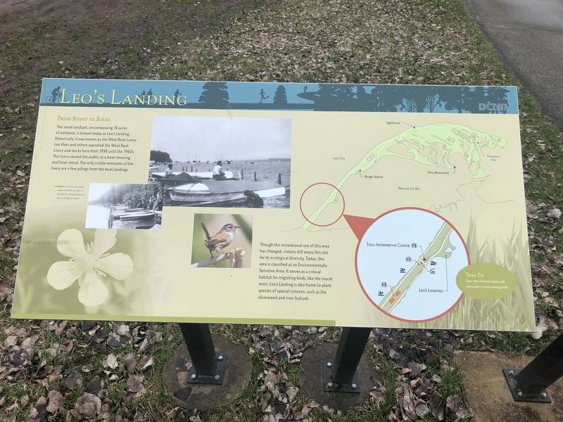 Leo's Landing Marker. Click for full size. Leo's Landing Marker image. Click for full size.