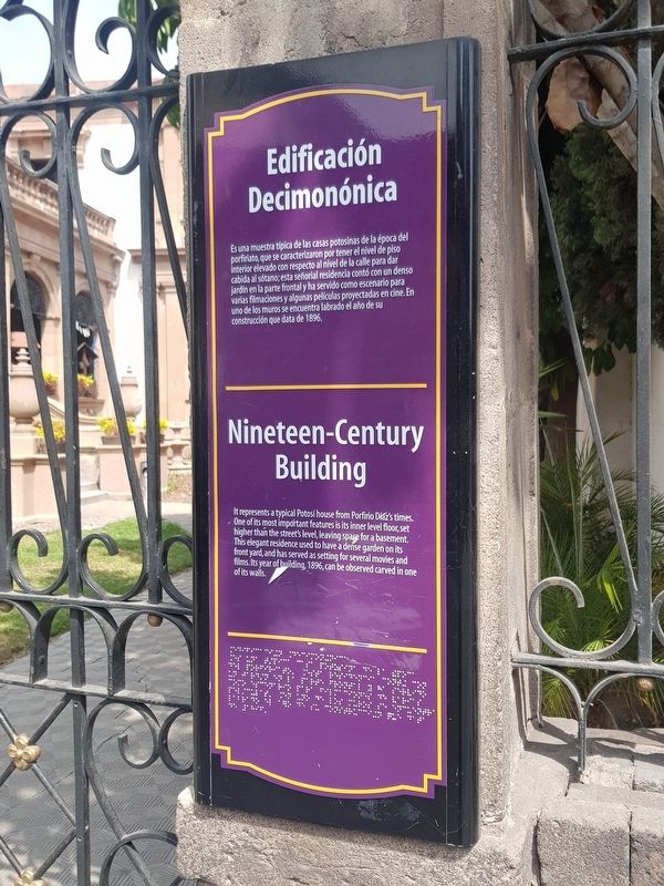 Nineteenth Century Building Marker. Click for full size. Nineteenth Century Building Marker image. Click for full size.