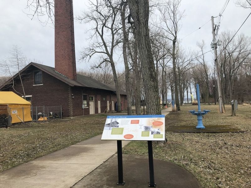 The Pump House Marker. Click for full size. The Pump House Marker image. Click for full size.