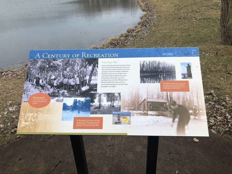 A Century of Recreation Marker image. Click for full size.