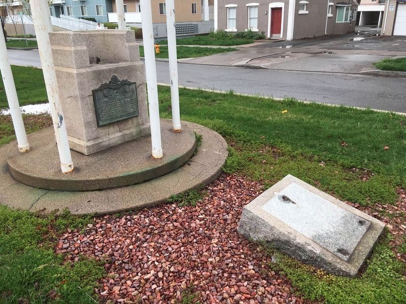 The original Cedar Tree Shrine marker is missing.. Click for full size. The original Cedar Tree Shrine marker is missing. image. Click for full size.