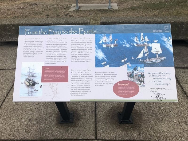From the Bay to the Battle Marker. Click for full size. From the Bay to the Battle Marker image. Click for full size.