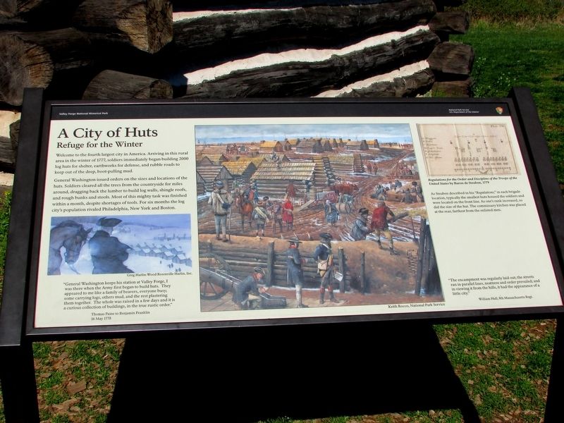 A City of Huts Marker image. Click for full size.