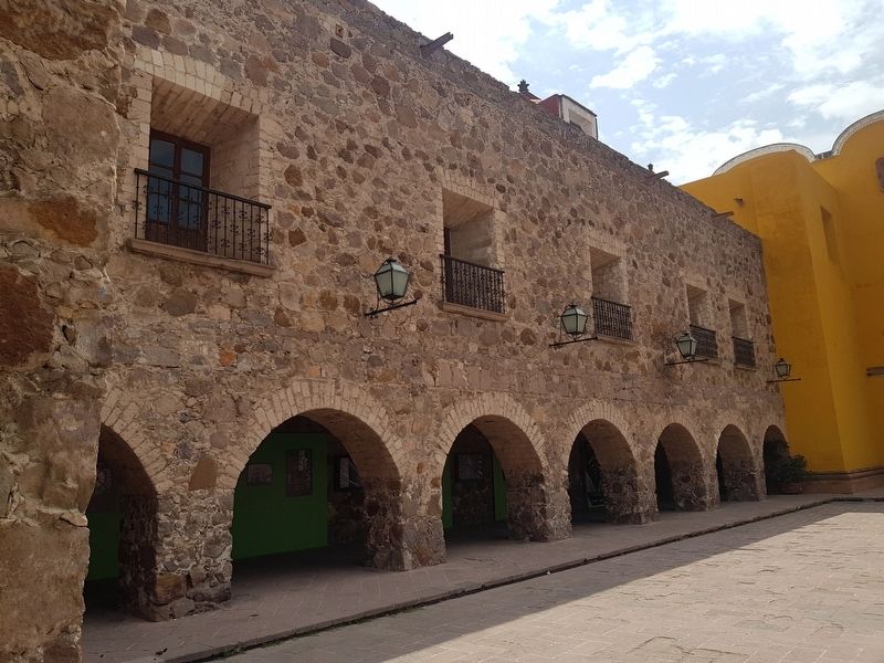 An additional view of the original arches of the convent's stables. Click for full size. An additional view of the original arches of the convent's stables image. Click for full size.