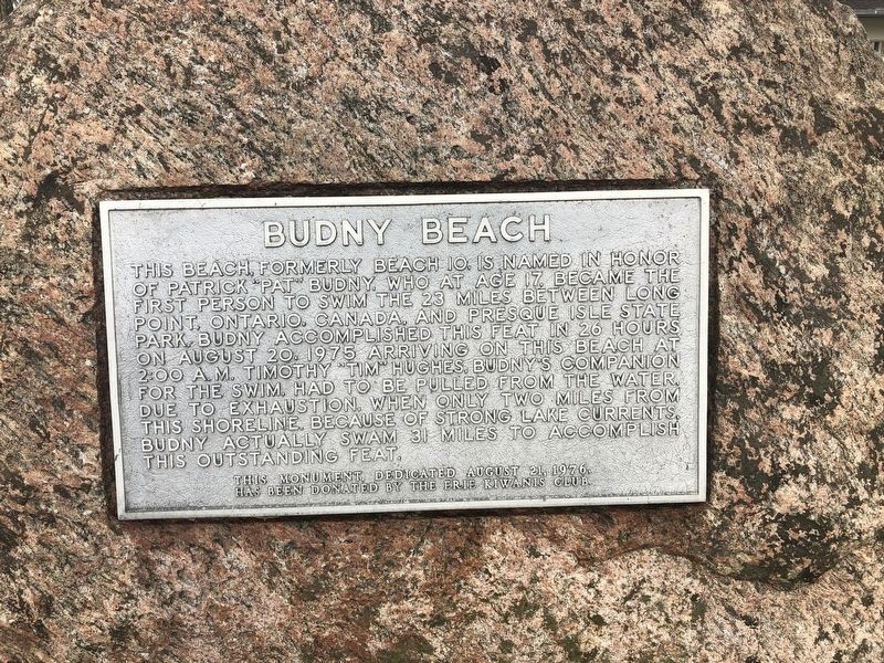 Budny Beach Marker image. Click for full size.