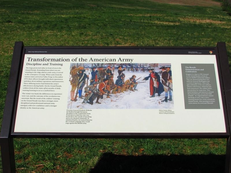 Transformation of the American Army Marker image. Click for full size.