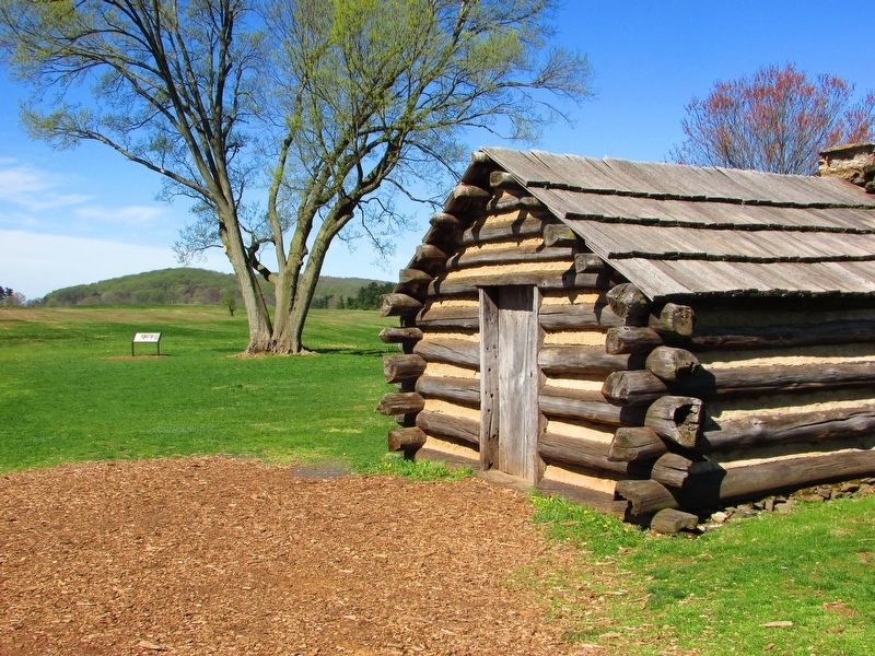 Marker at Valley Forge image. Click for full size.