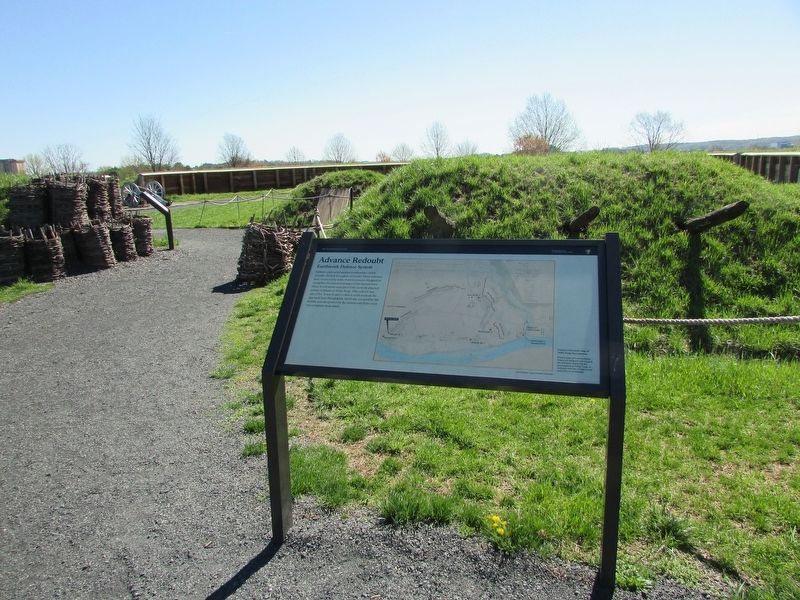 Advance Redoubt Marker. Click for full size. Advance Redoubt Marker image. Click for full size.