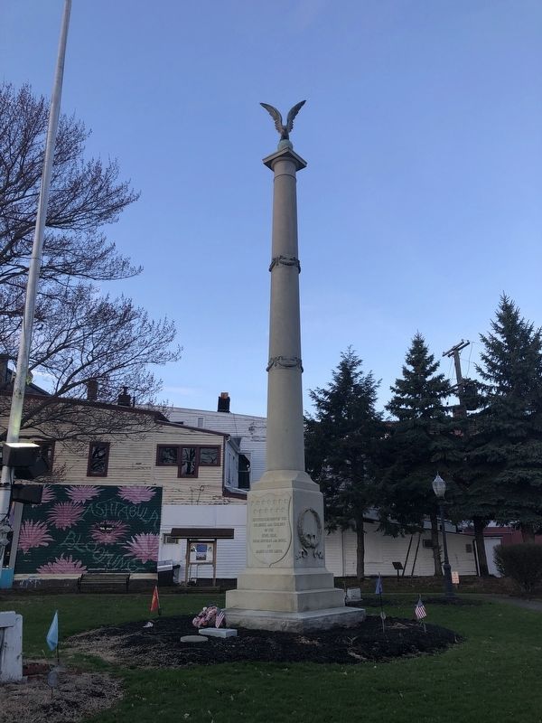 Ashtabula Civil War Memorial image. Click for full size.