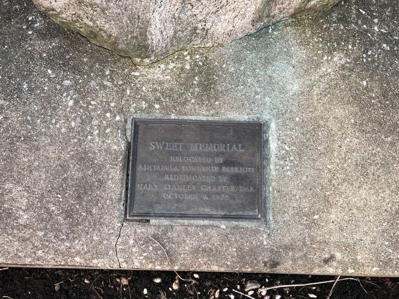 Plaque on the base of the marker. Click for full size. Plaque on the base of the marker image. Click for full size.