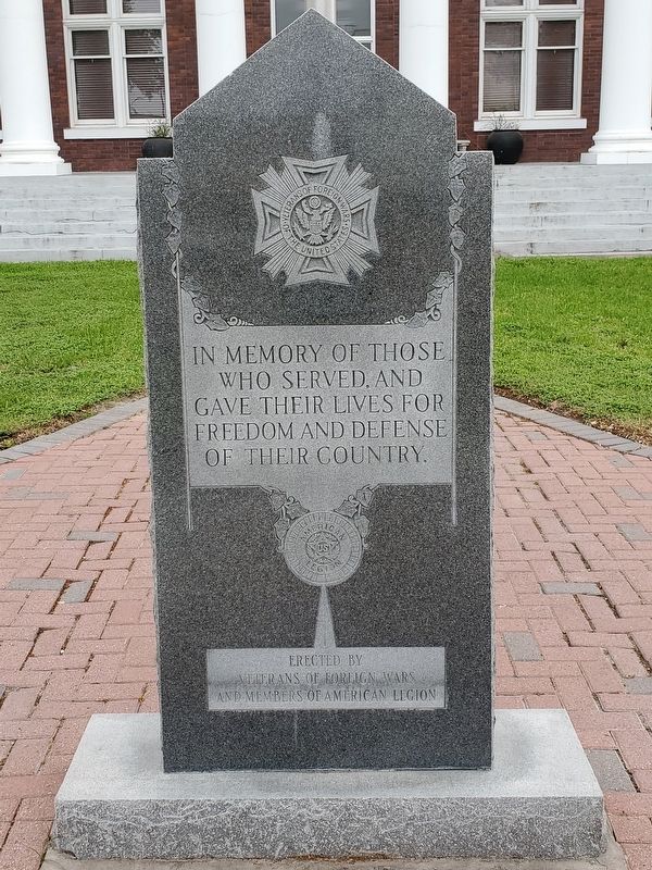 VFW and American Legion War Memorial image. Click for full size.