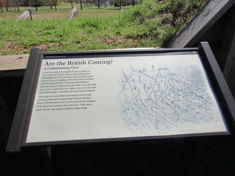 Are the British Coming? Marker. Click for full size. Are the British Coming? Marker image. Click for full size.