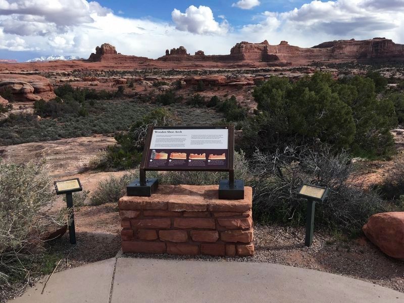 Wooden Shoe Arch Marker. Click for full size. Wooden Shoe Arch Marker image. Click for full size.