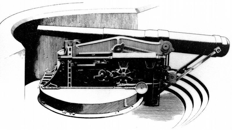 10-Inch Disappearing Gun image. Click for full size.