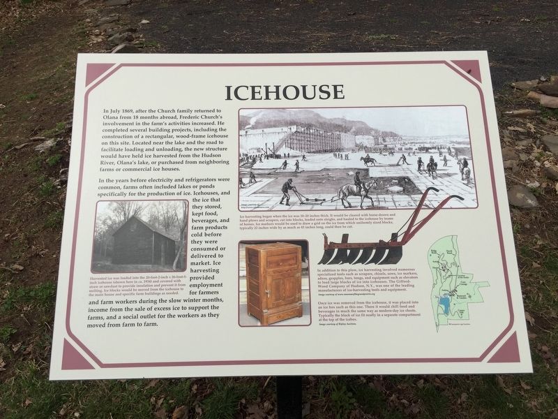 Icehouse Marker. Click for full size. Icehouse Marker image. Click for full size.