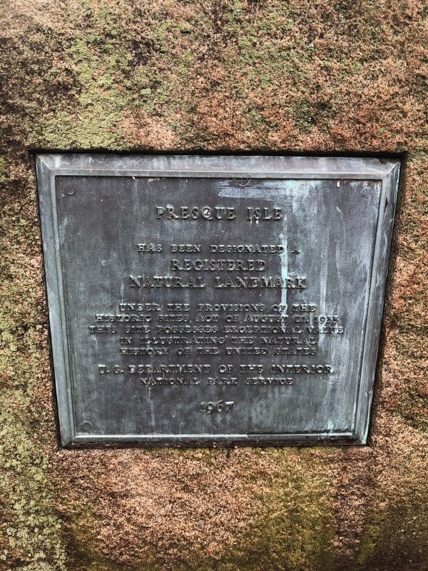 Presque Isle Marker. Click for full size. Presque Isle Marker image. Click for full size.