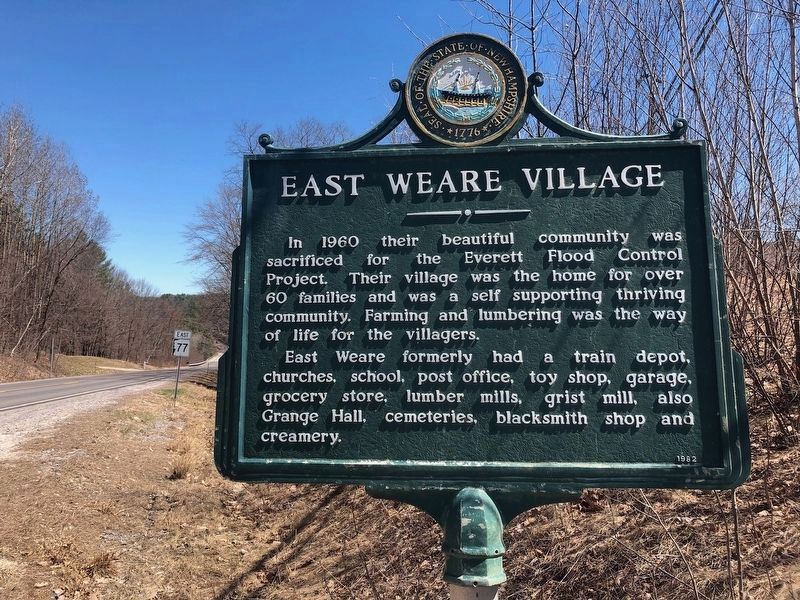 East Weare Village Marker image. Click for full size.