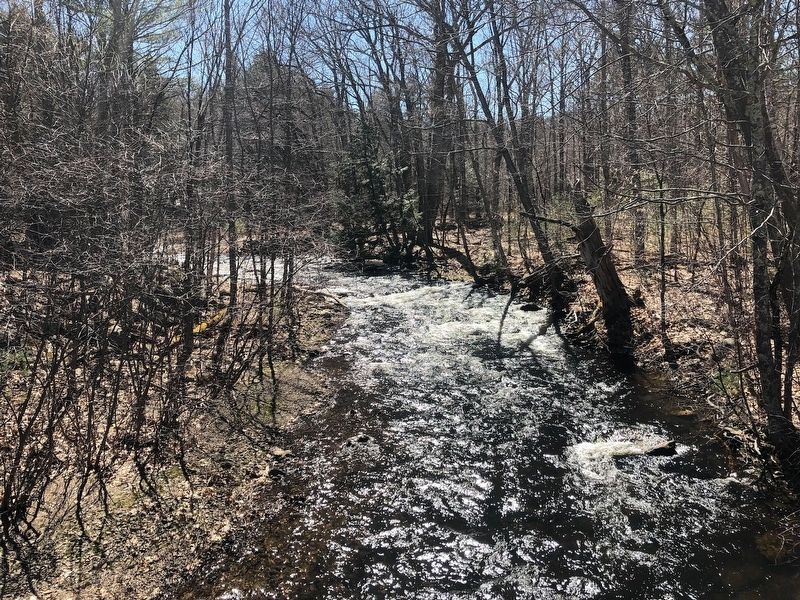 Looking upstream at the Piscataquog River. Click for full size. Looking upstream at the Piscataquog River image. Click for full size.