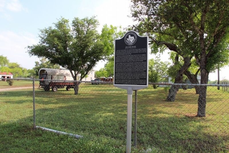 Ox-Cart Road Marker. Click for full size. Ox-Cart Road Marker image. Click for full size.