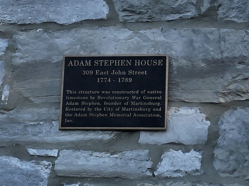 Adam Stephen House Marker image. Click for full size.
