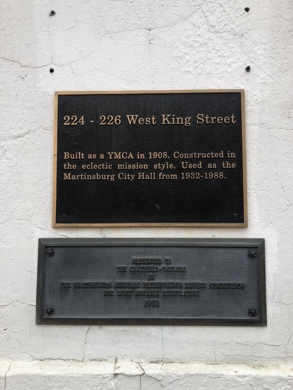 224 - 226 West King Street Marker image. Click for full size.