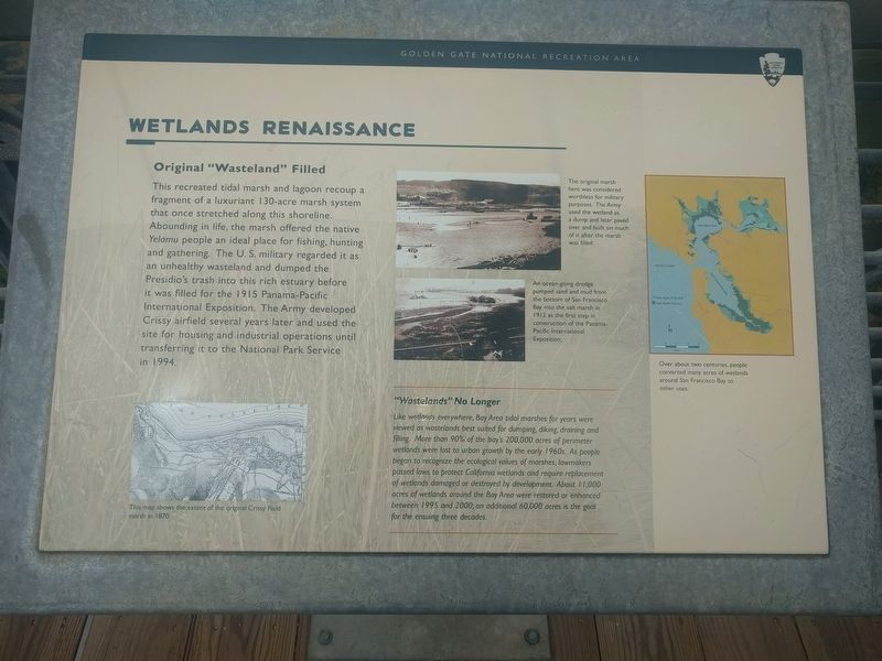 Wetlands Renaissance Marker image. Click for full size.