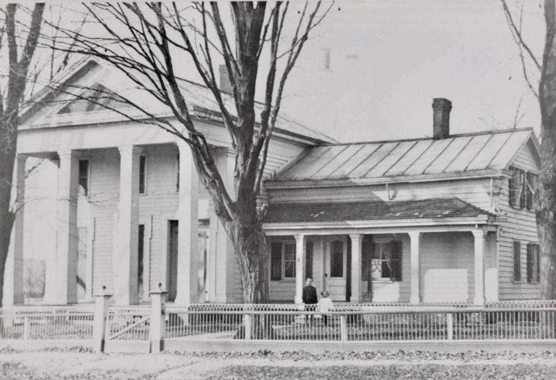 Example of Greek Revival-style house at Vischer Ferry. Click for full size. Example of Greek Revival-style house at Vischer Ferry image. Click for full size.
