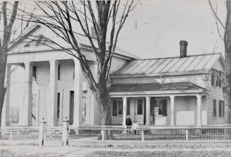 Example of Greek Revival-style house at Vischer Ferry image. Click for full size.