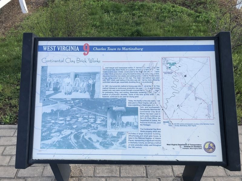 Continental Clay Brick Works Marker. Click for full size. Continental Clay Brick Works Marker image. Click for full size.