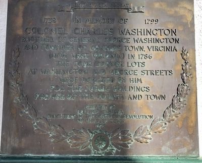 Colonel Charles Washington Marker image. Click for full size.