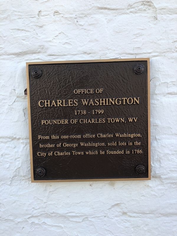 Office of Charles Washington Marker image. Click for full size.
