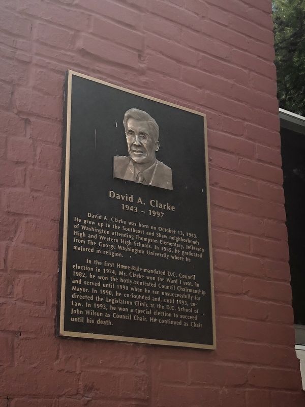 David A. Clarke Marker. Click for full size. David A. Clarke Marker image. Click for full size.