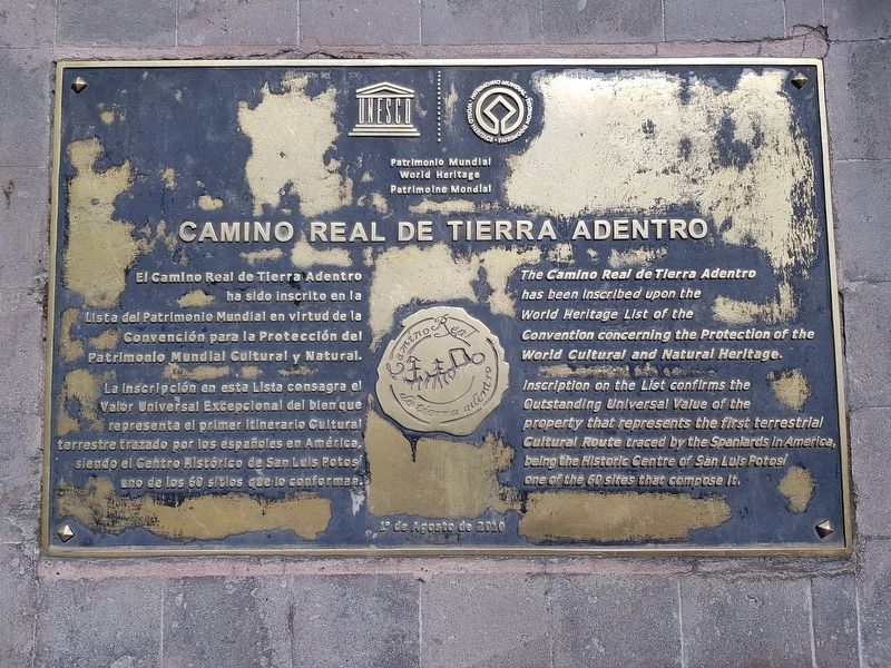 El Camino Real de Tierra Adentro Marker image. Click for full size.