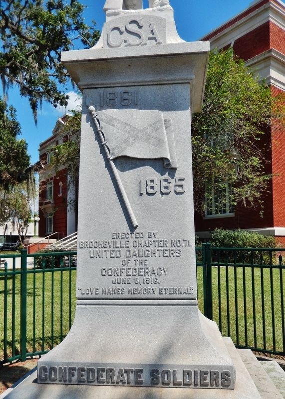 Hernando County Confederate Monument image. Click for full size.