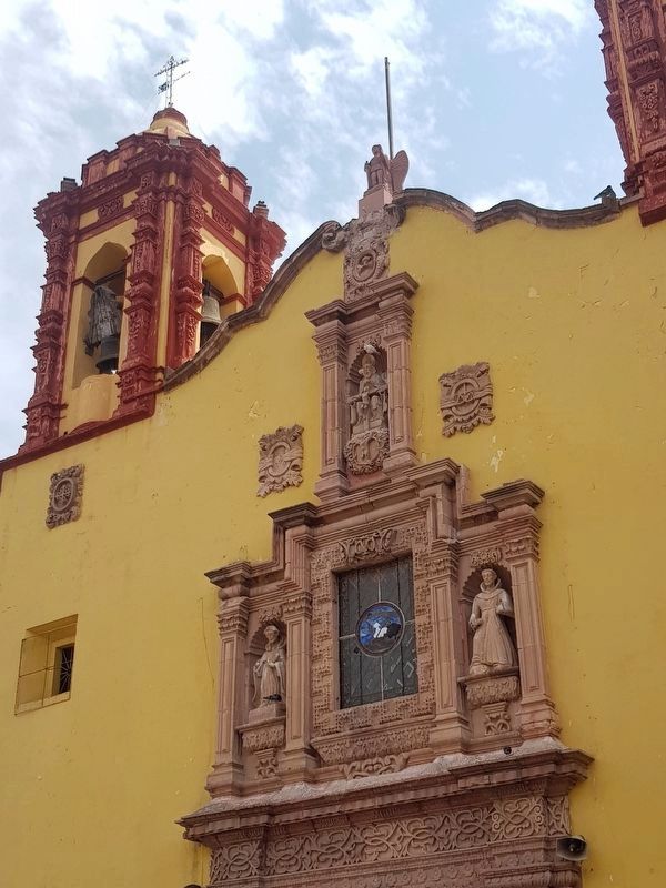 A view of the facade of the Temple of San Miguelito image. Click for full size.