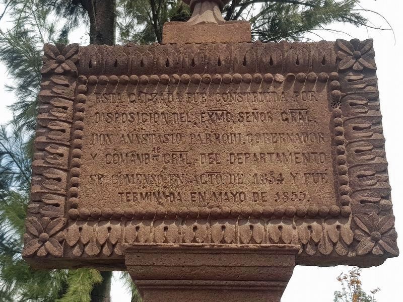 The original 1855 Water Reservoir dedicatory marker. Click for full size. The original 1855 Water Reservoir dedicatory marker image. Click for full size.