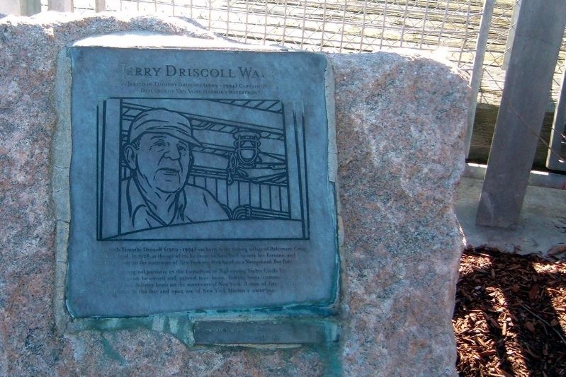 Jerry Driscoll Walk Marker. Click for full size. Jerry Driscoll Walk Marker image. Click for full size.