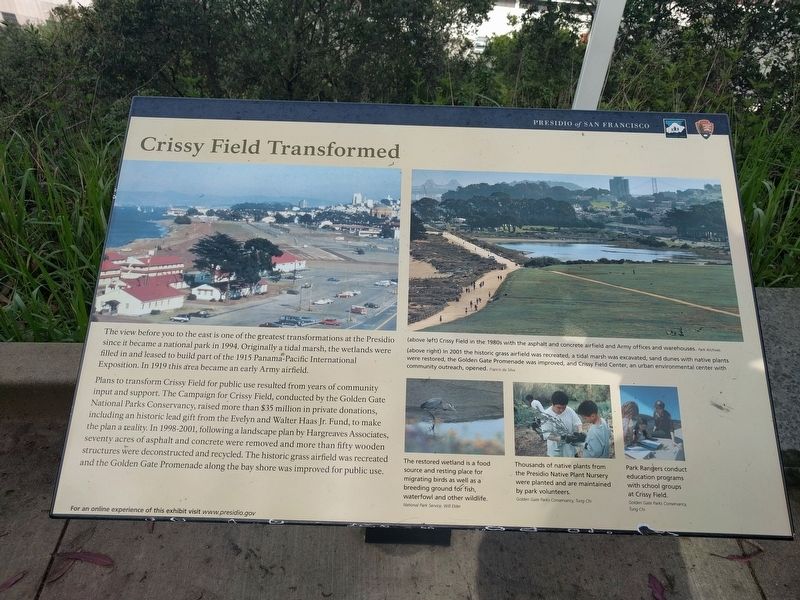 Crissy Field Transformed Marker image. Click for full size.